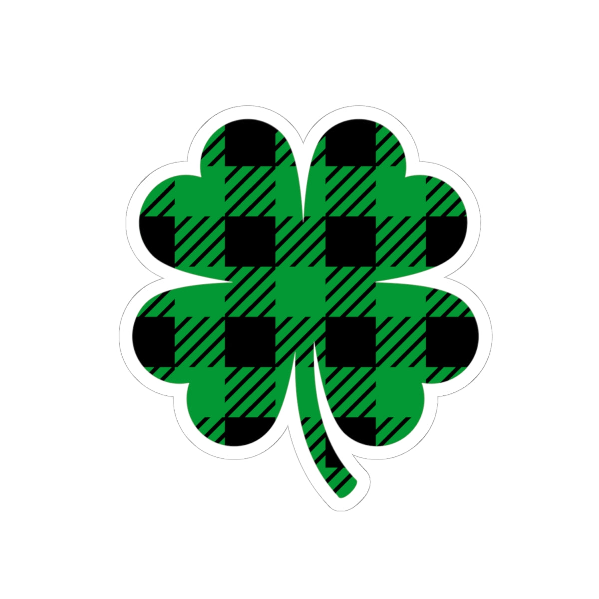 Four leaves clovers sticker st. Paddys sticker life st Patrick's day Motivating sticker keep trying sticker gift forher giftforhim girlboss