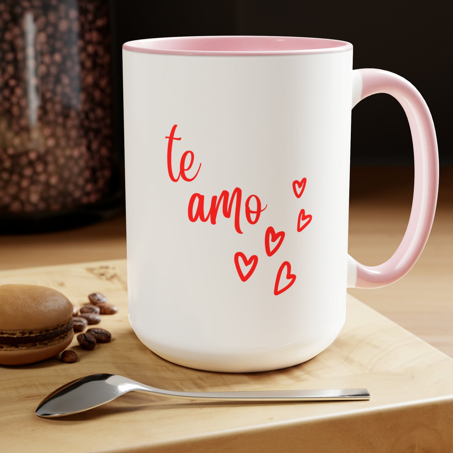 Te amo mug mother's day gift for wife coffee mug girlfriend gift Coffee Mug love proposal gift heart mug gift for her Mug couple engagement