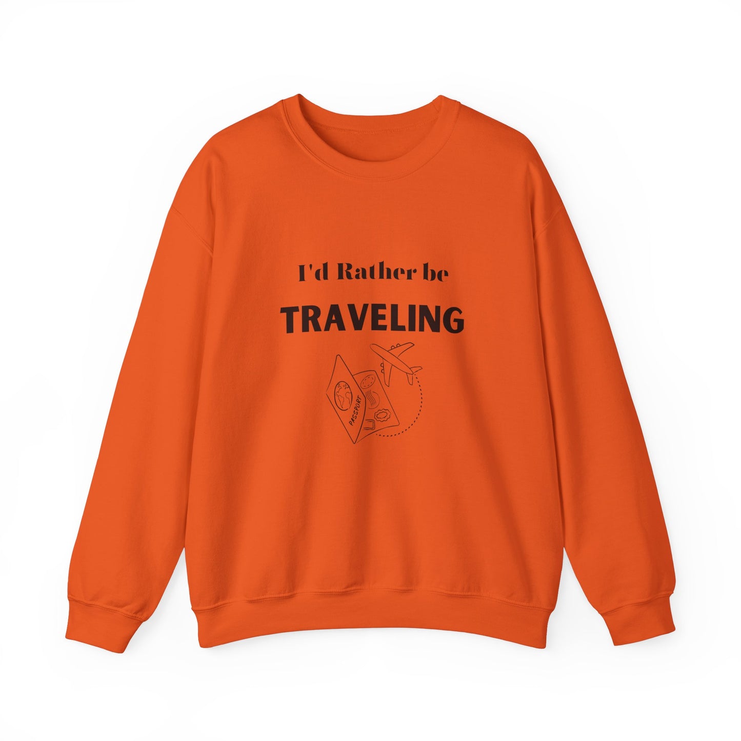 I'd rather be traveling sweater travel lover gift vacation sweatshirt valentines shirt gift for her best friend gift galentine's day