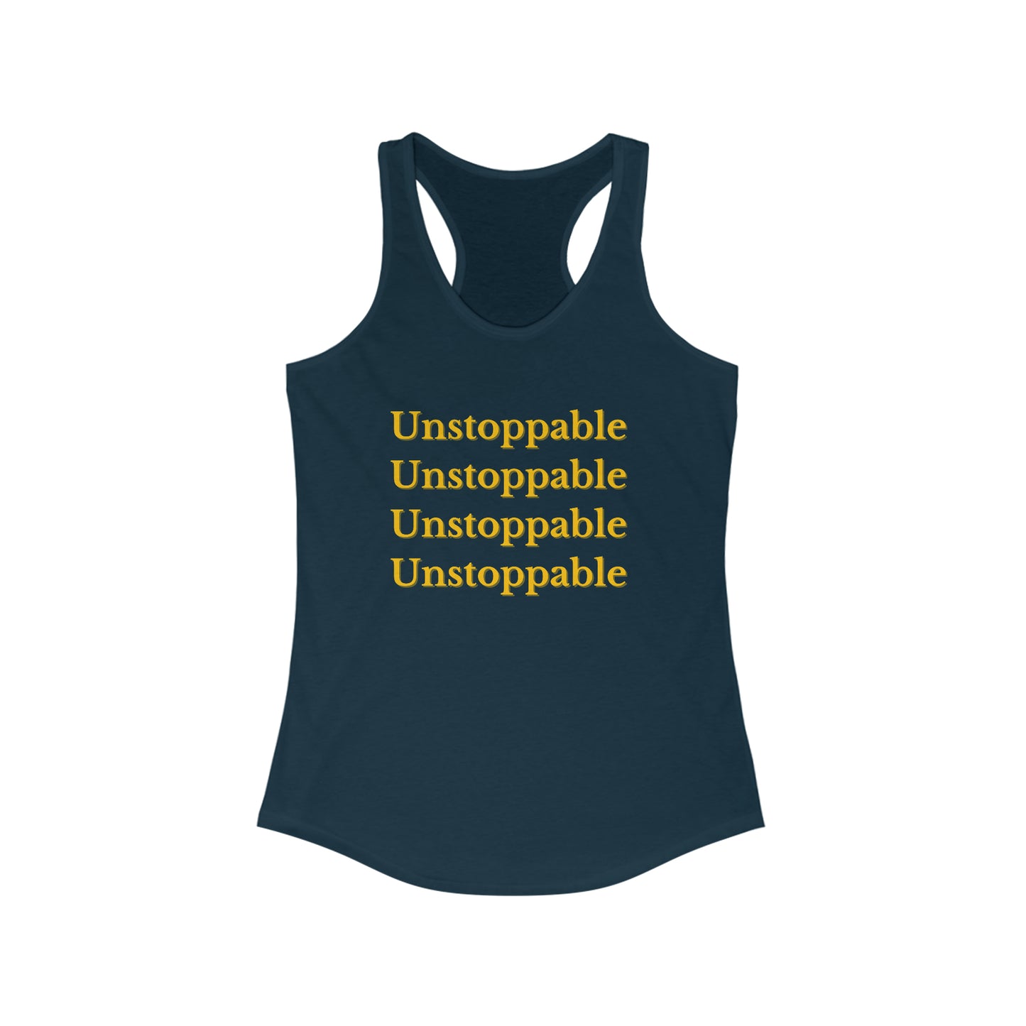 Unstoppable shirt Yoga tank top motivational gym clothes gym shirt yogawear zen clothes bohemian tank top Women's Ideal Racerback Tank