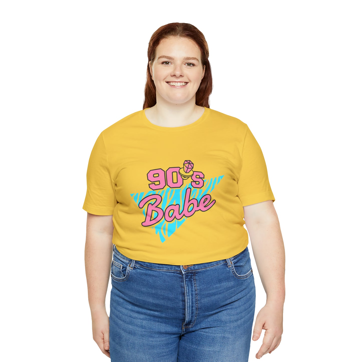 90's Babe shirt, gift for her, Christmas shirt, galantine gift best friend trip, Unisex Jersey Short Sleeve Tee