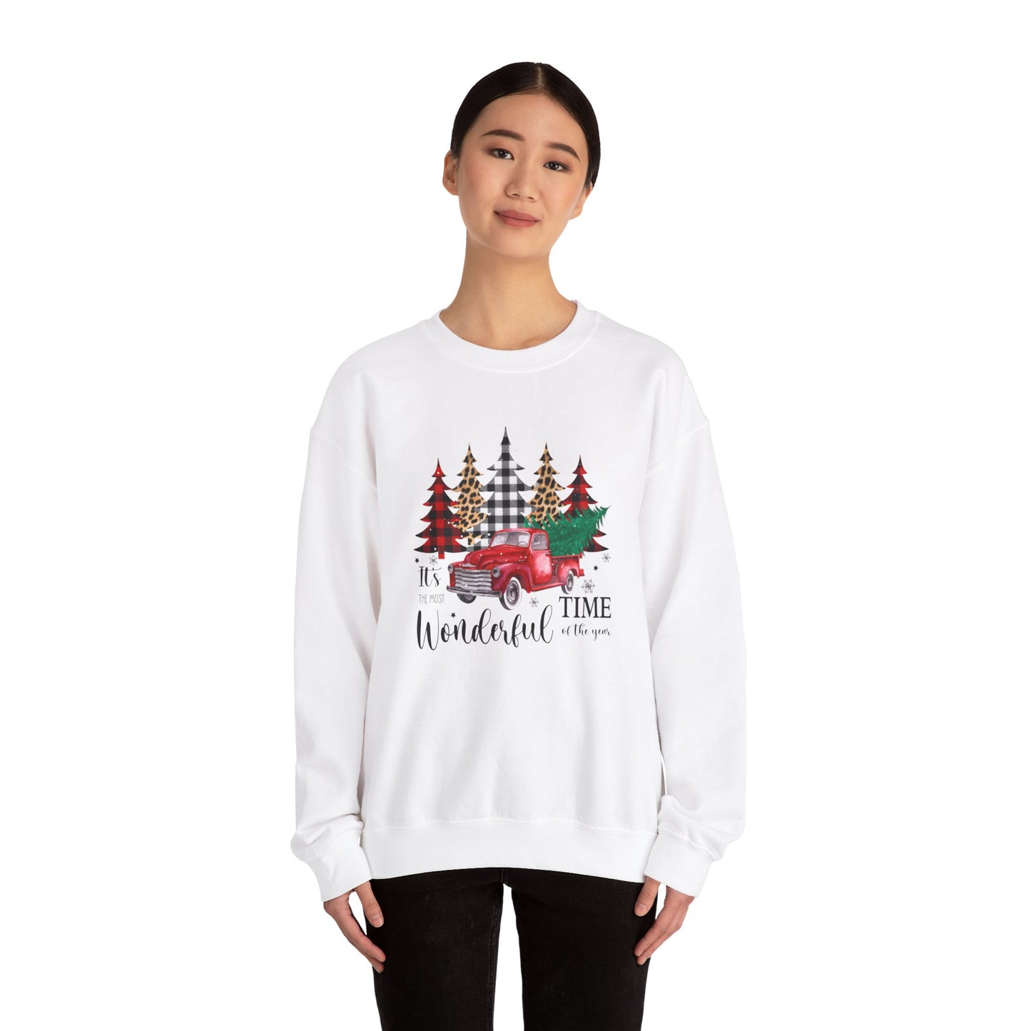 Christmas sweater it's the most wonderful time of the year Christmas sweater Merry Christmas sweatshirt Bright Christmas gift for her