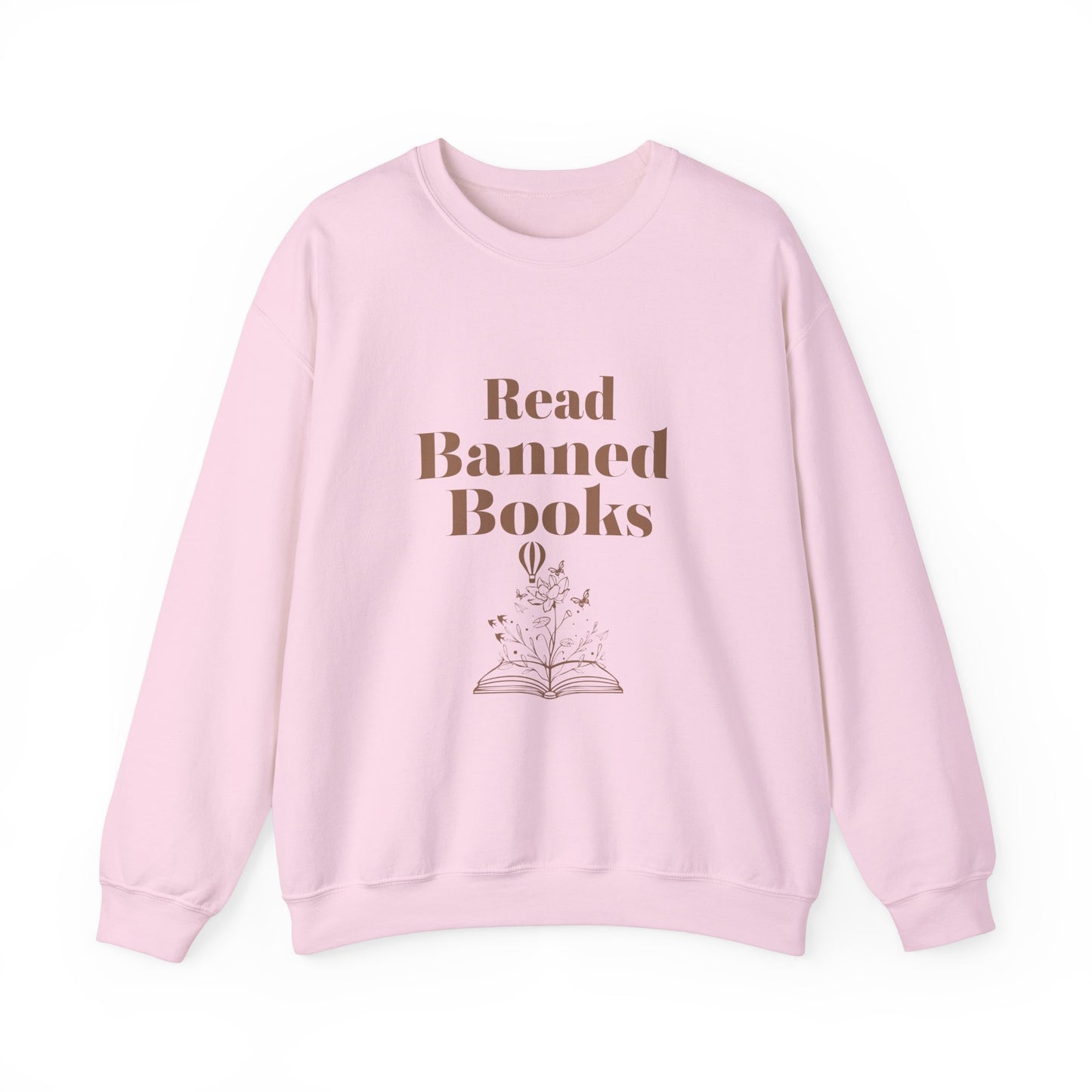 Read banned books sweater Crewneck Sweatshirt Inspirational Gift Feminist Sweatshirt, homeschooling vibes Cozy Apparel Women's Empowerment