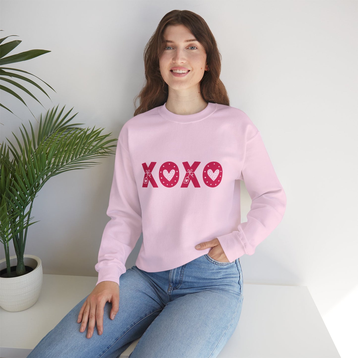 Xoxo valentines Day sweatshirt valentines Day shirt love sweater best friend gift Unisex gift funny Valentine's Day gift for him