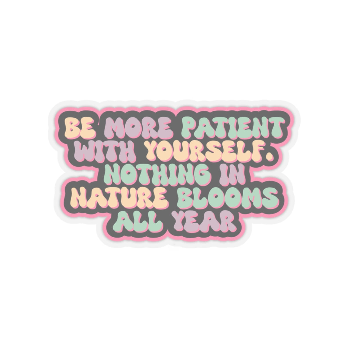 Selfcare sticker gratitude Motivational sticker selflove Motivating sticker keep trying sticker gift forher gift for him girlbossgift office