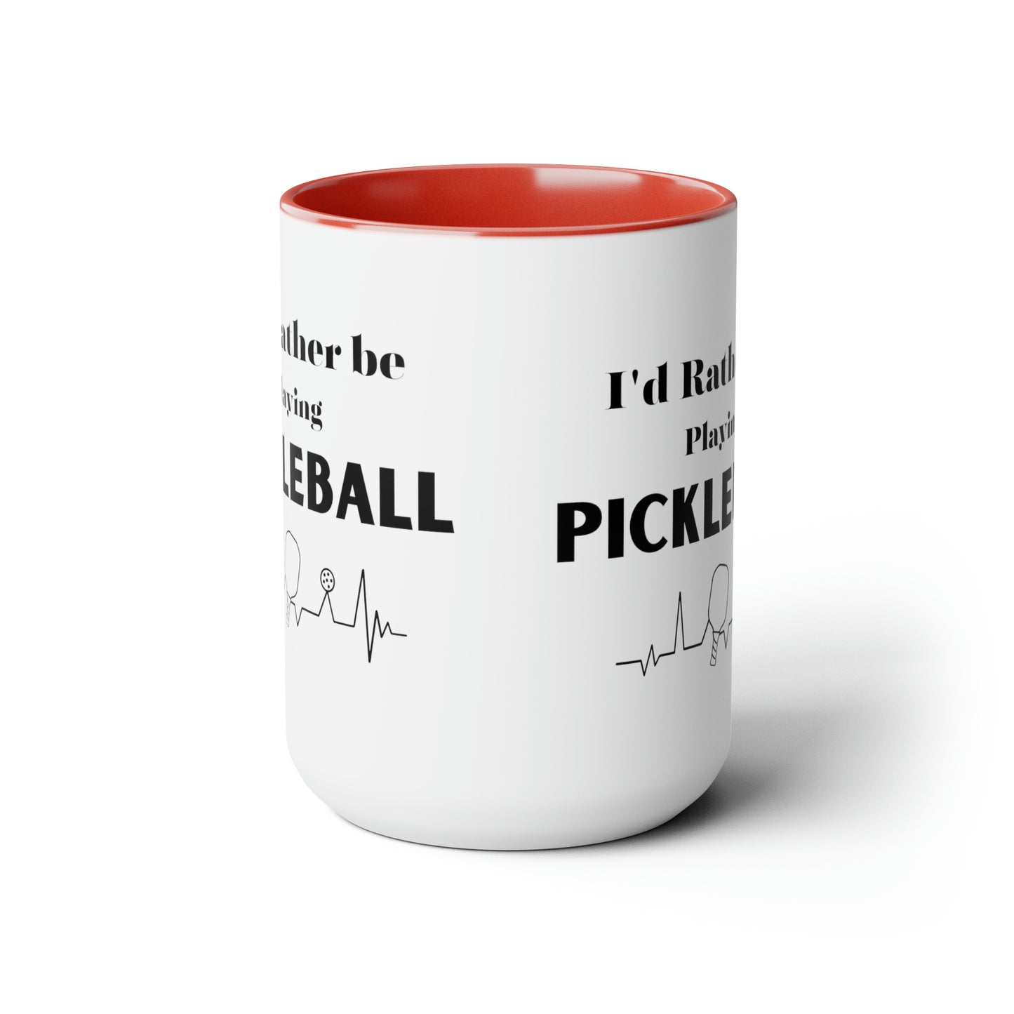 I'd rather be playing pickleball mug pickleball lover Daddy mug gift for her gift for him Coffee Mug pregnancy reveal gift wife Coffee tea