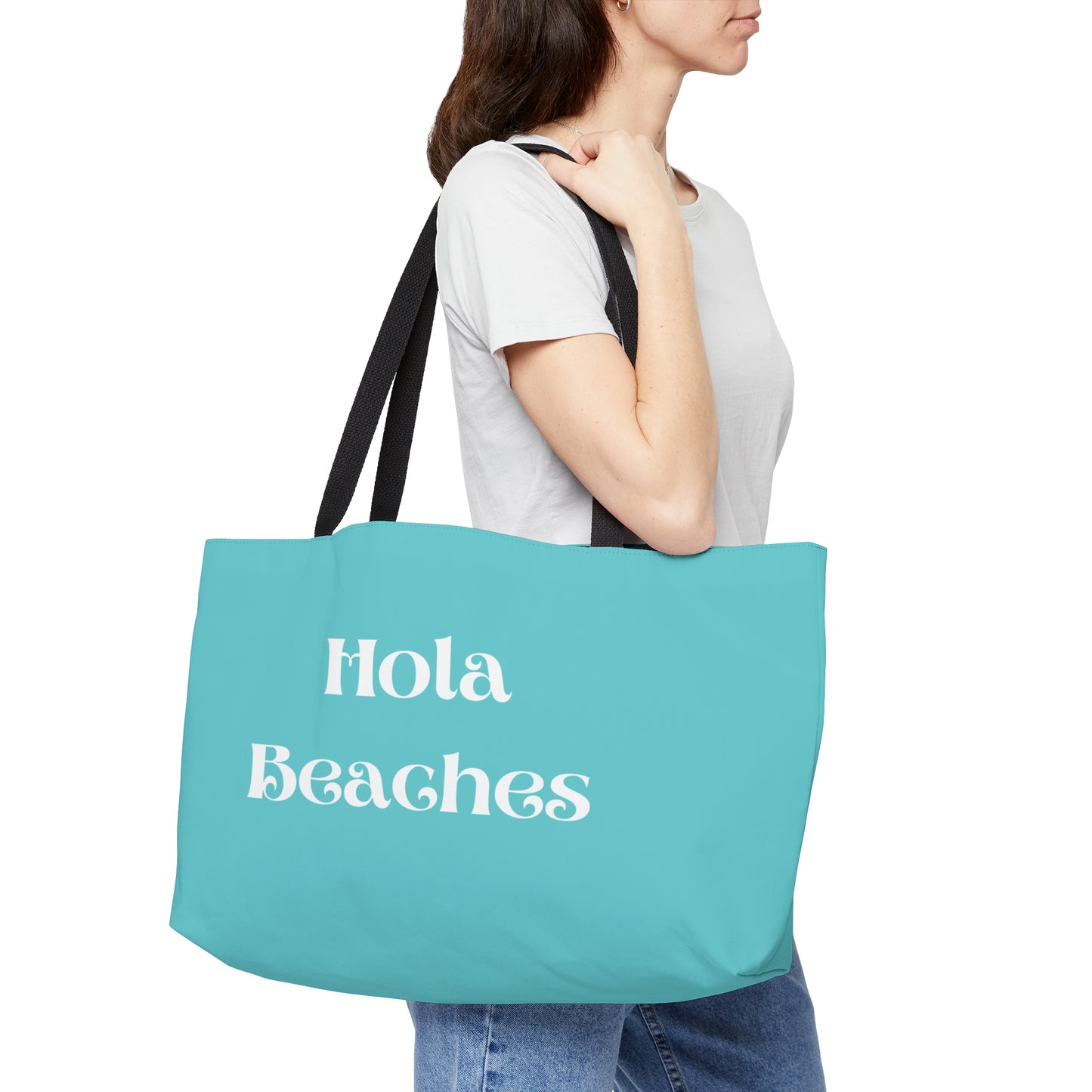 Hola beaches Bag, Let the adventure begin, Bachelorette Party Favors, Bridesquad Personalized Bag, Wedding Gifts, Wedding Gifts, Weekender