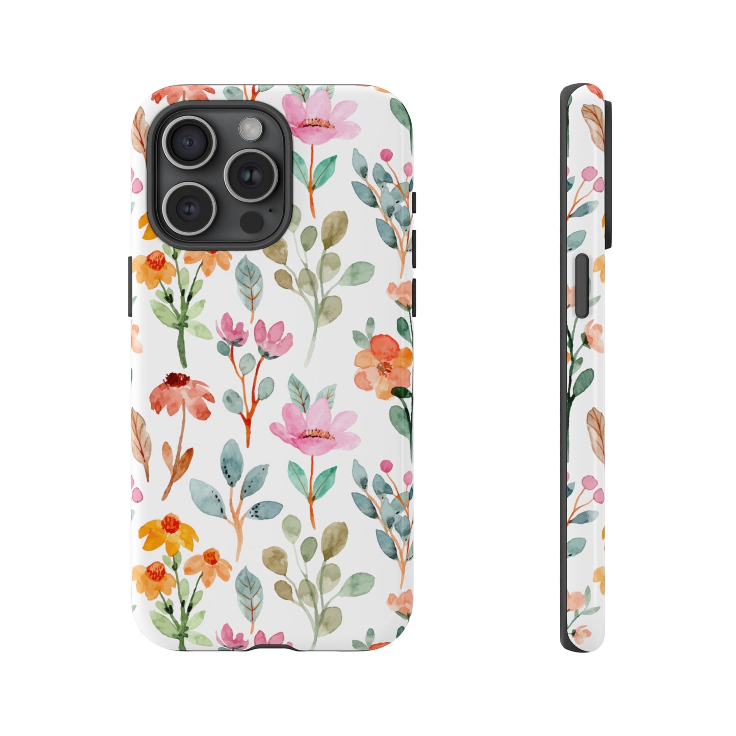 Floral phone case mother's day gift best friend gift for her gift for him flower cell phone cases Tough Cases