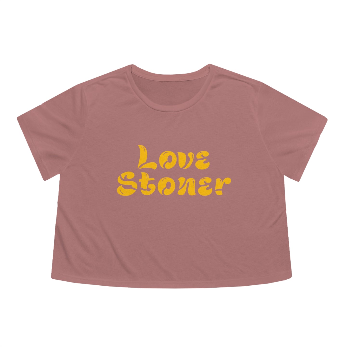 Love Stoner crop top Tshirt Gift for her Gift for him Festival shirt Crop top gift for her gift for him yoga crop top zen shirt Women's Tee