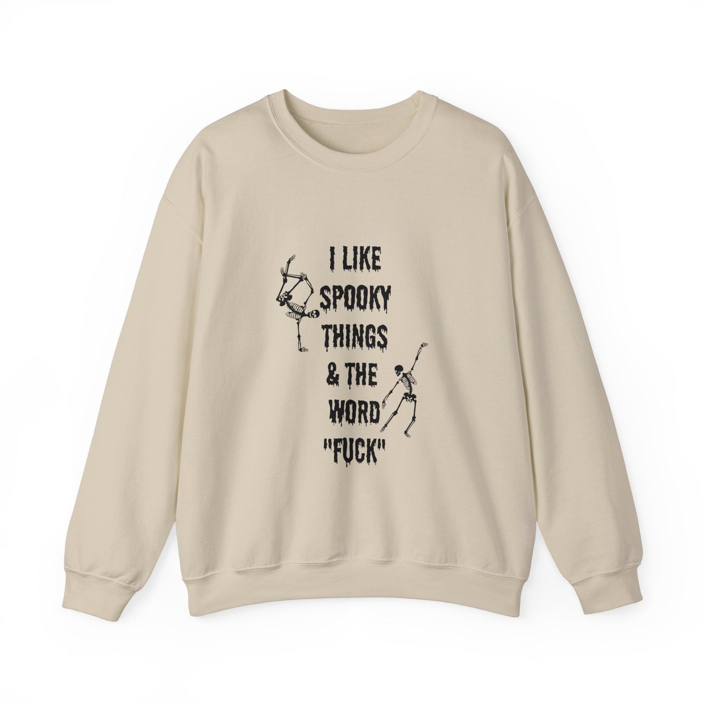 Halloween sweater Spooky things and the word fuck sweater Witchy sweatshirt Wicked Halloween sweater Witches Halloween Sweatshirt Christmas