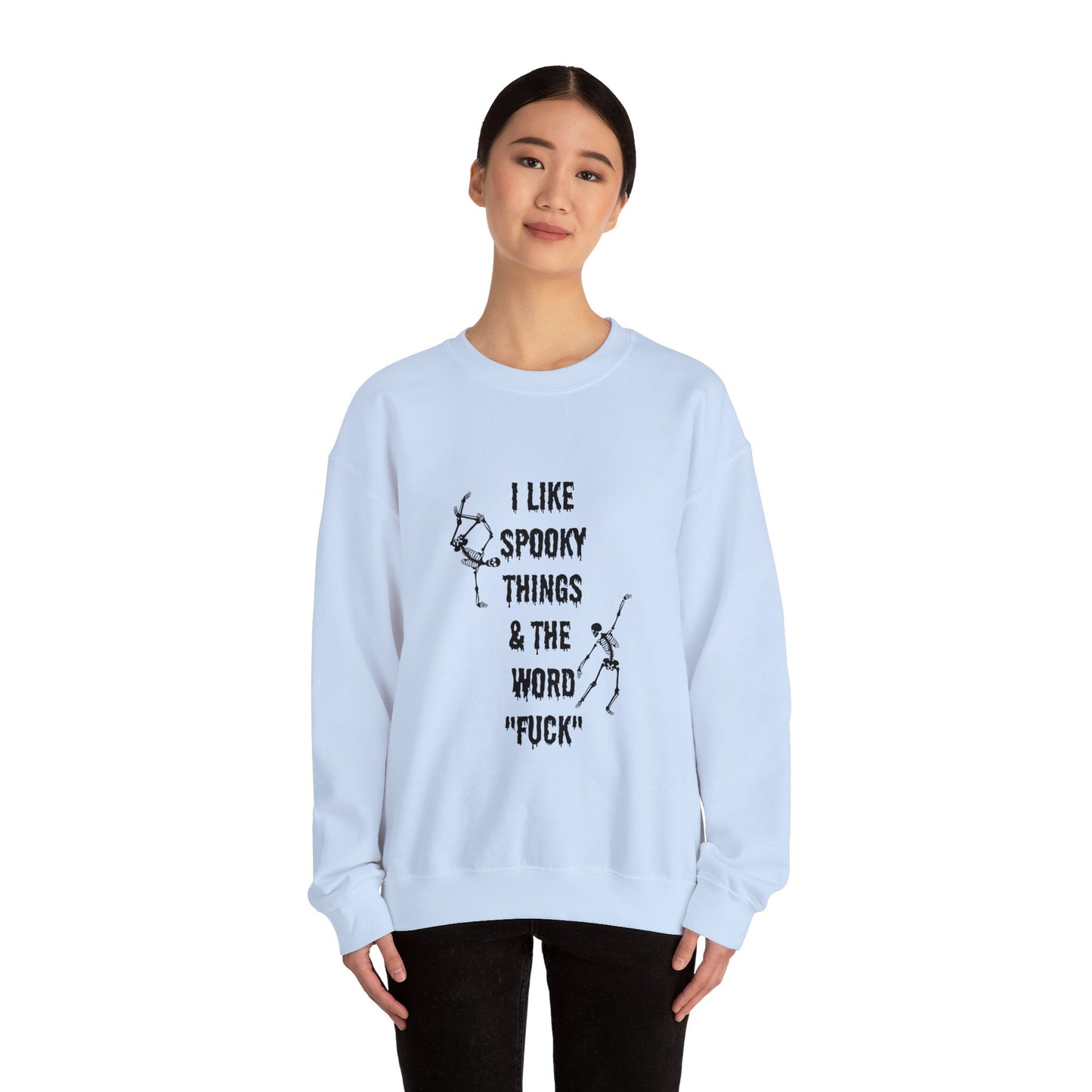 Halloween sweater Spooky things and the word fuck sweater Witchy sweatshirt Wicked Halloween sweater Witches Halloween Sweatshirt Christmas