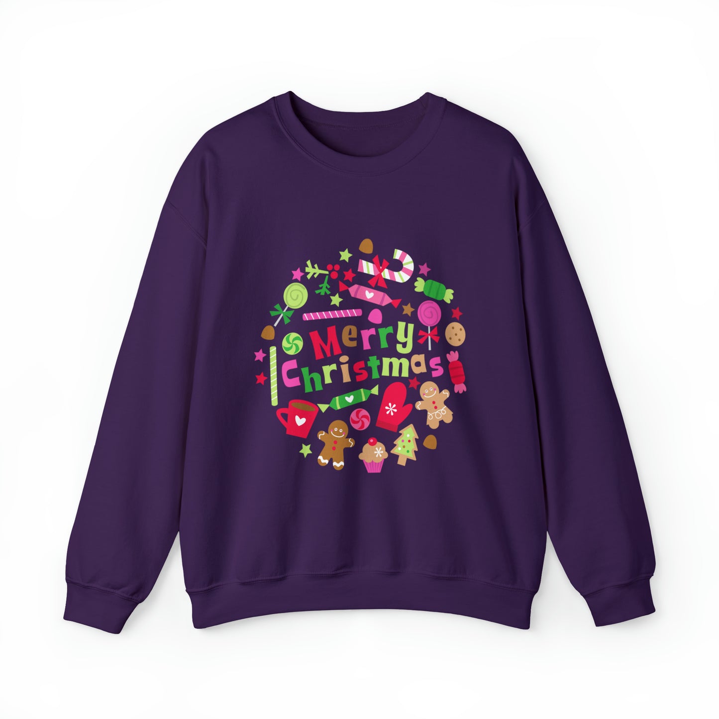 Candy Christmas sweater Merry Bright Christmas sweatshirt Christmas Sweatshirt for her Christmas family Shirt Christmas gift for him