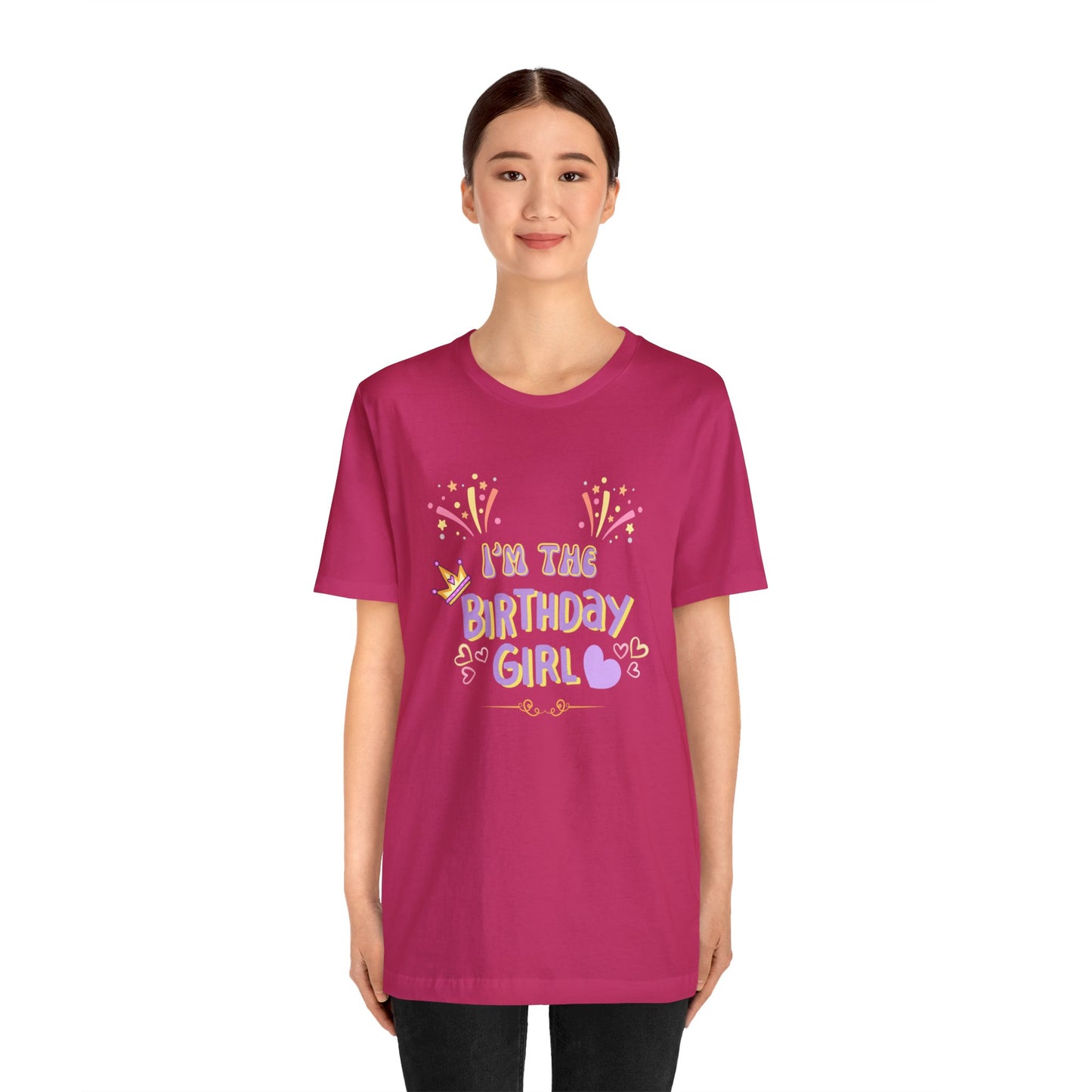 I'm the Birthday girl shirt birthday girl shirt birthday shirt gift for her best friend gift birthday party attire month Tshirt birthday