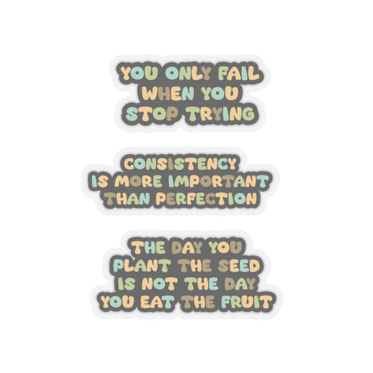 Motivational sticker page consistency sticker over perfection sticker small steps sticker bestie sticker teddy bear stickers bestfriend