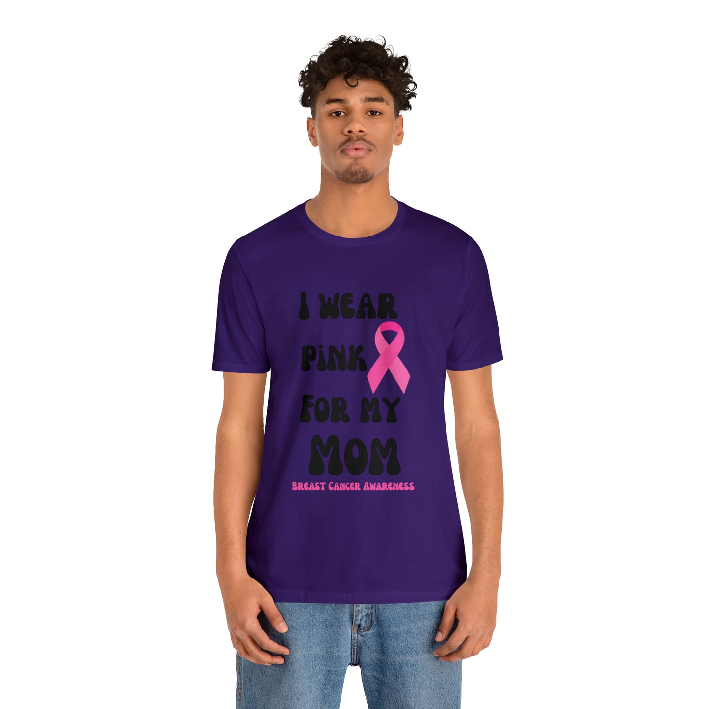 Breast cancer awareness shirt I wear pink tshirt for my mom shirt survivor Shirt October pink awareness Gift Christmas gift