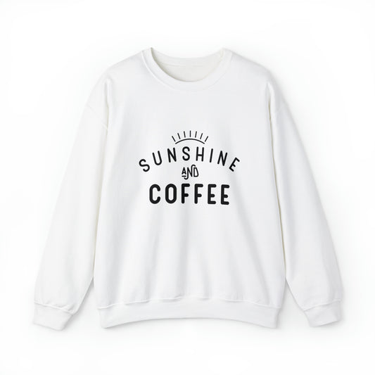 Sunshine and Coffee sweater, Mom sweatshirt, Gift for mom, Christmas gift for her, yoga wear for her, for him,Birthday gift for her,Ga