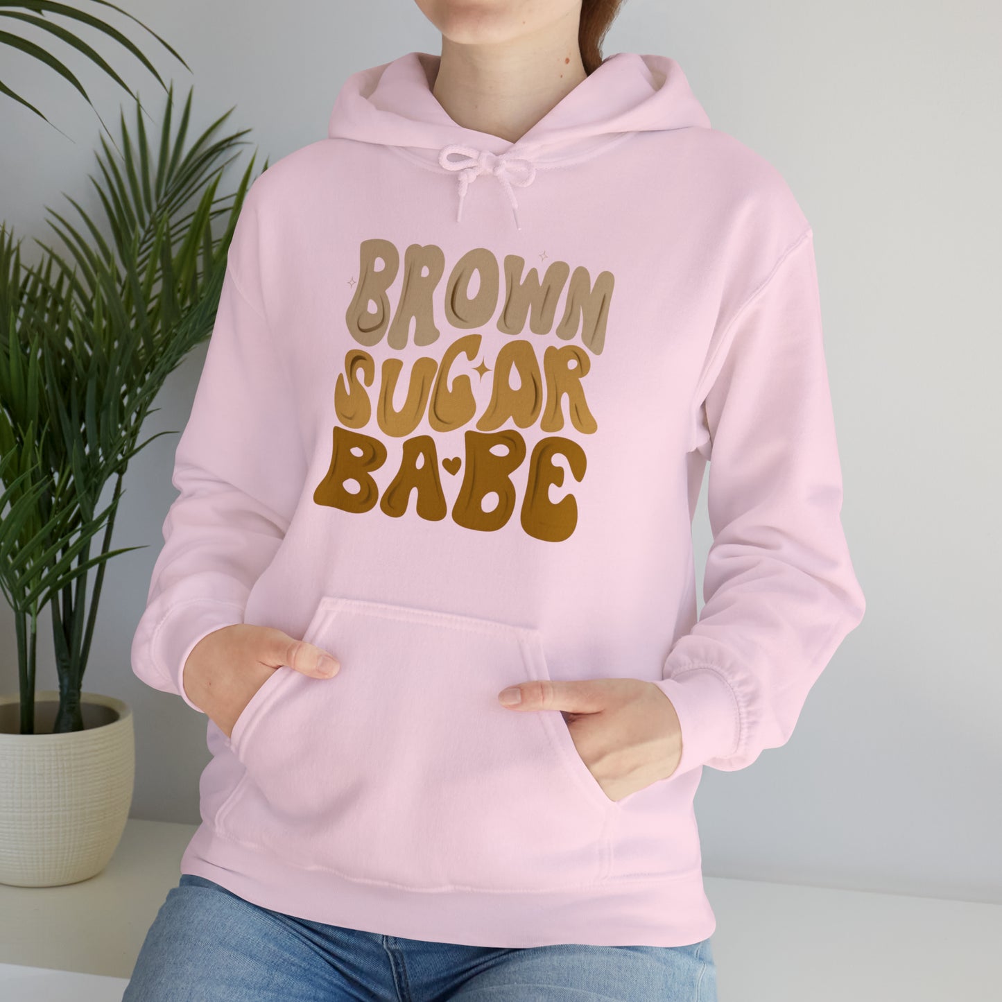 Brown sugar babe hoodie, gift for her, best friend gift, birthday vacation, Unisex Heavy Blend Hooded Sweatshirt