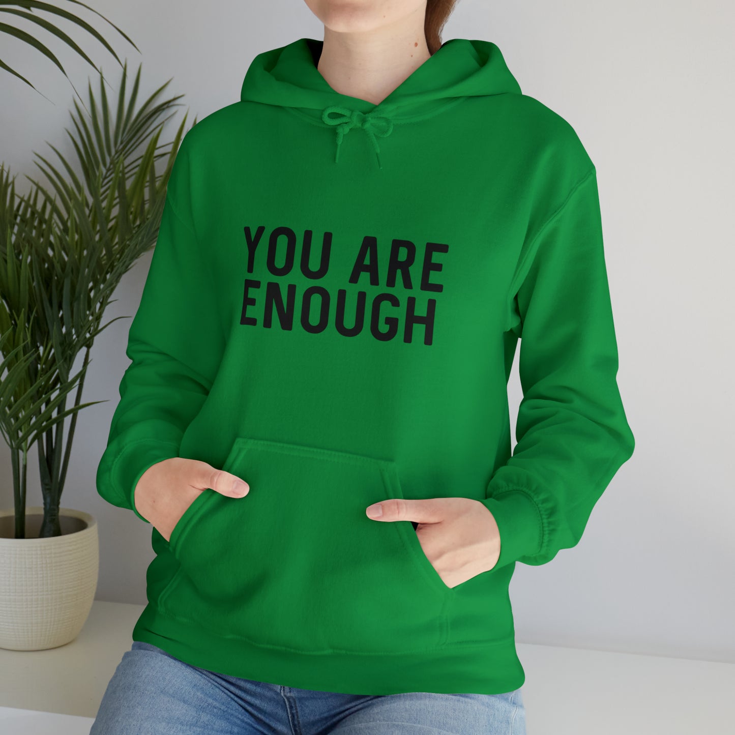 You are enough hoodie motivational sweater yogawear best friend gift mental health gift Teach hoodie, Teacher mode Hoodie Christmas Sweater,