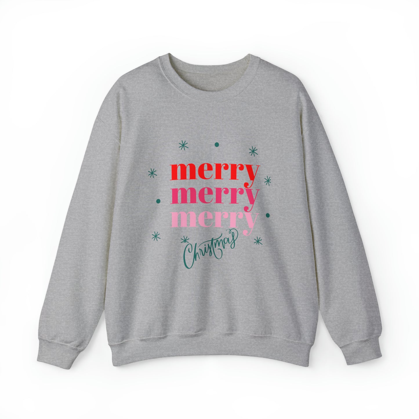 Festive AF sweater Pink Merry Bright Christmas Sweatshirt for Women Christmas Shirt Sweater Holiday Christmas gift for her gift for him