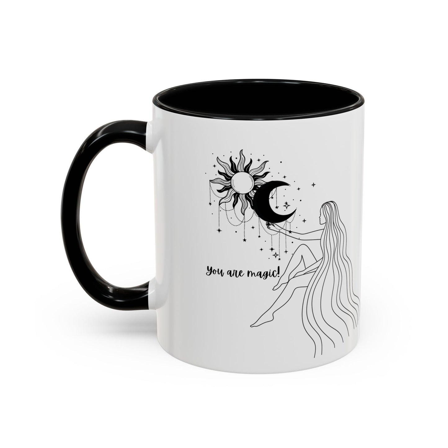 You are Magic mug coffee mug Spiritual gift moon mug witchy mug Goddess gift supervisor mug office bestie gift Boss Christmas gift for her