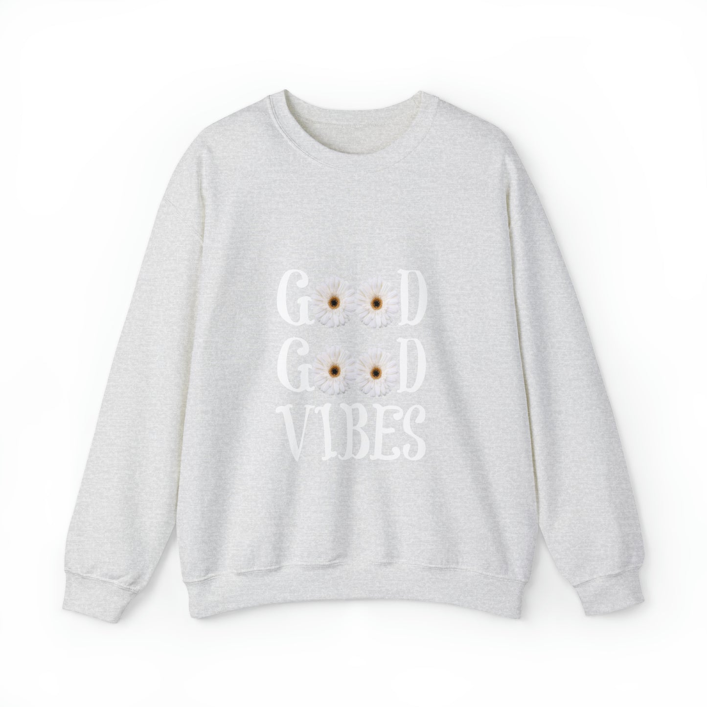 Good Vibes Sweatshirt, Unisex Heavy Blend™ Crewneck Sweatshirt