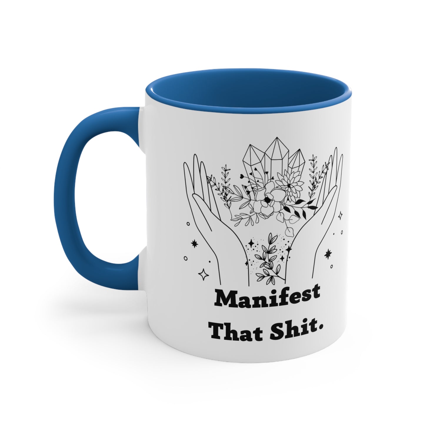 Manifest that shit mug spiritual motivational gift birthday gift custom mug gift for best friend coffee tea gift for her gift for him 11oz
