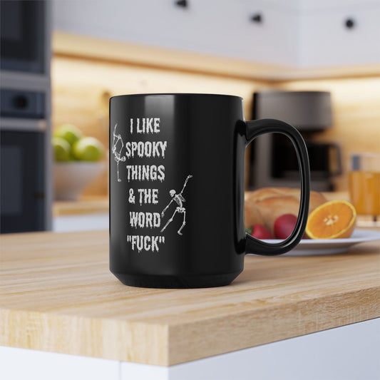 Halloween mug Spooky things mug I like spooky this and word fuck giftmerch office funny gift best friend gift Christmas word fuck