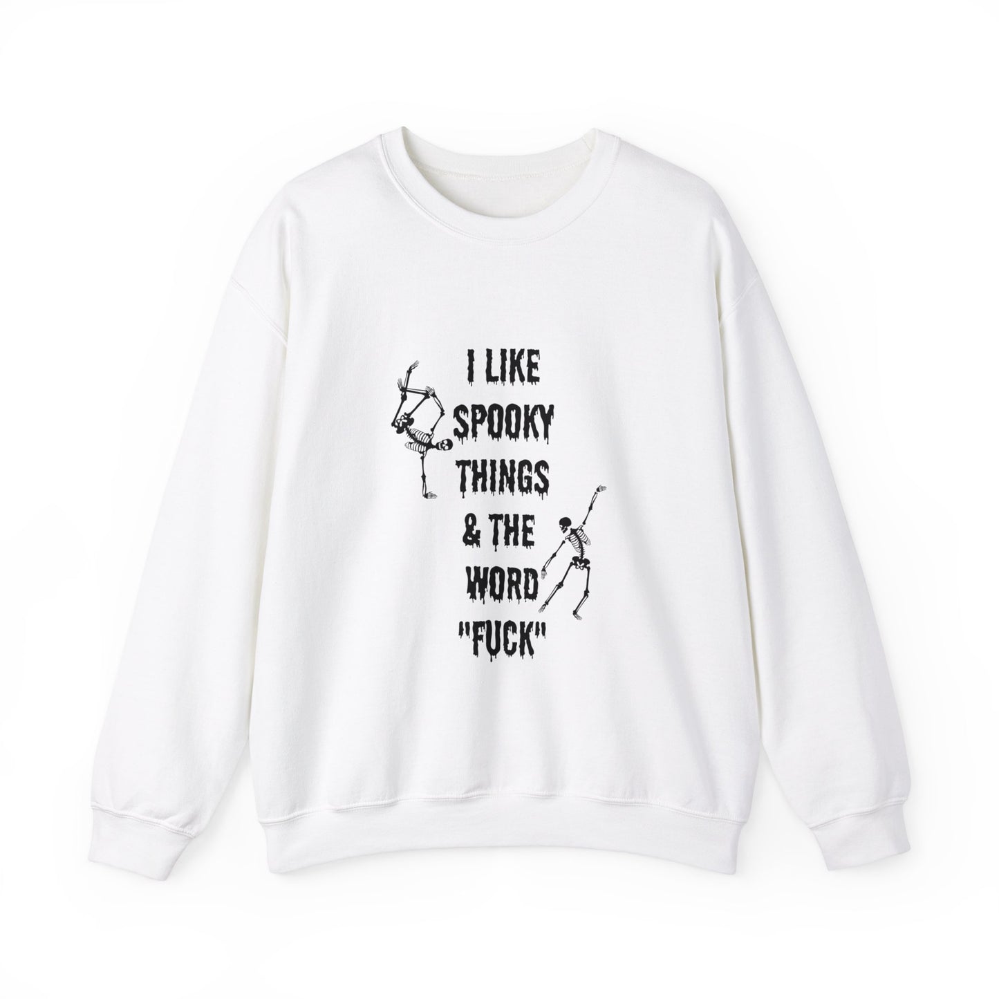 Halloween sweater Spooky things and the word fuck sweater Witchy sweatshirt Wicked Halloween sweater Witches Halloween Sweatshirt Christmas