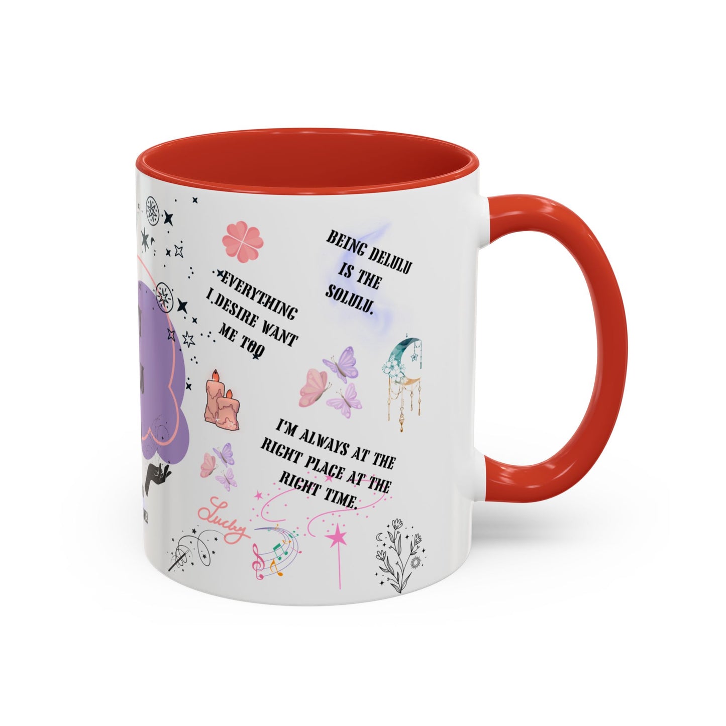 Morning affirmations mug In my delulu era mug witchy Christmas gift for her gift for him bestie mug Witches mug wicked mug Gift Mug coffee