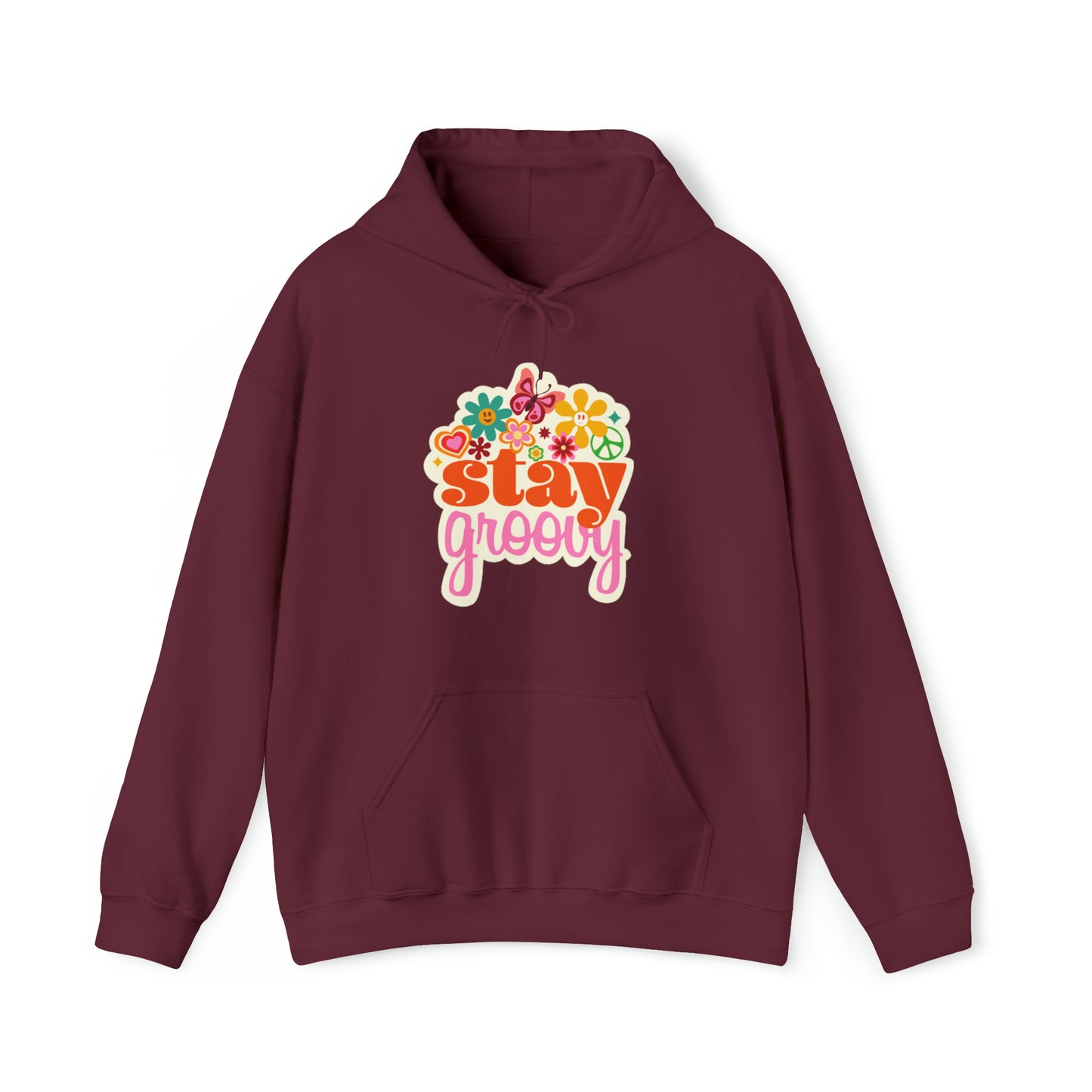 Stay Groovy Hoodie, Hippie Hoodie, good vibes hoodie, Fun Summer shirt, Birthday gift for her, Galantine gift for her,best friend gift, vac