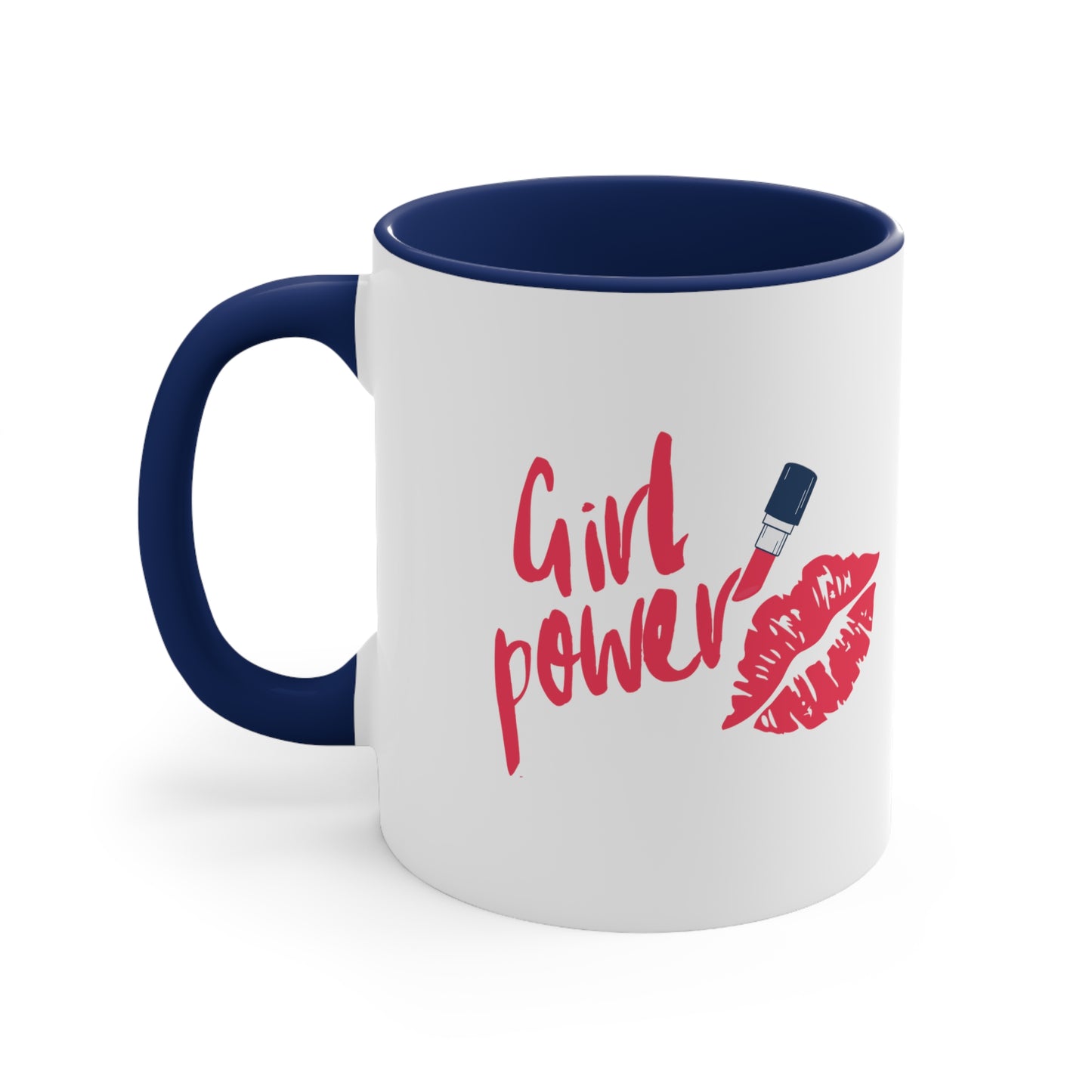Girl power mug red lipstick mug bestie gift Christmas mug teacher gift coffee mug Christmas gift for for her tea gift for him 11oz