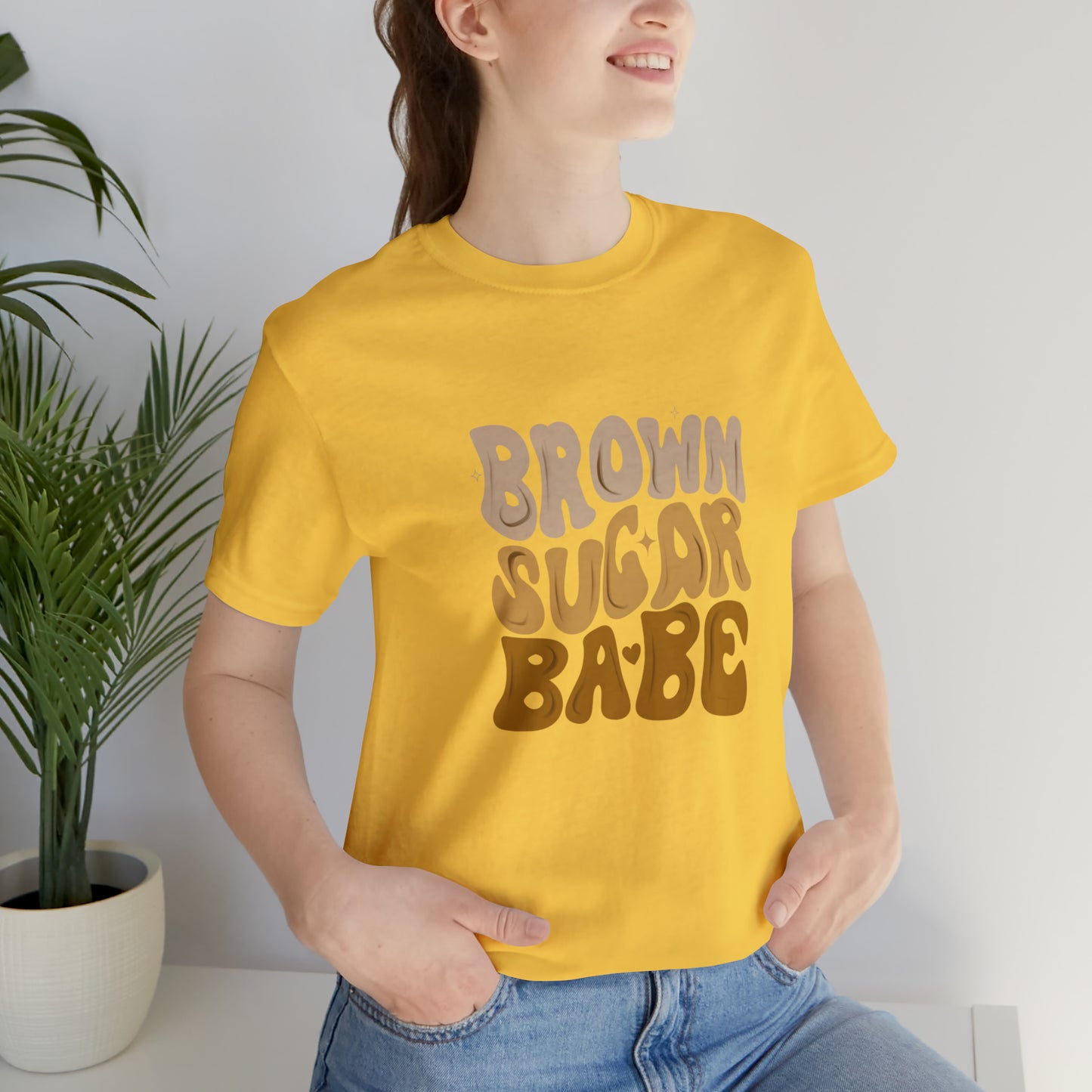 Brown Sugar Babe shirt, Gift for her, gift for him, Birthday shirt, Family vacation shirts, Unisex Jersey Short Sleeve Tee