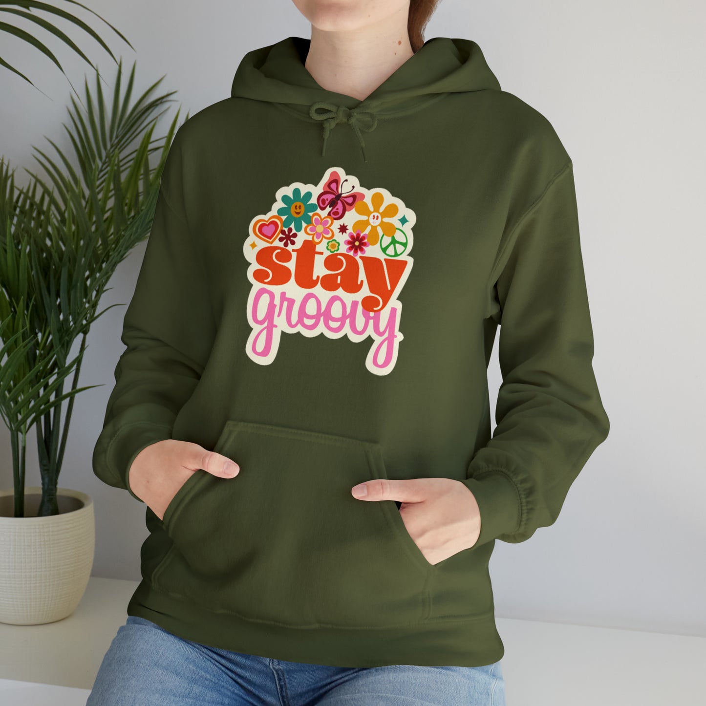 Stay Groovy Hoodie, Hippie Hoodie, good vibes hoodie, Fun Summer shirt, Birthday gift for her, Galantine gift for her,best friend gift, vac