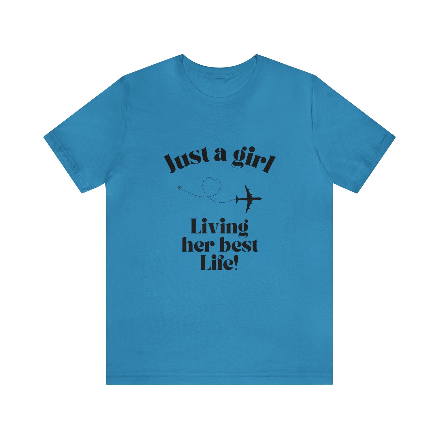 Just a girl living her best life shirt funny travel gift for her chicken shirt girlfriend shirt birthday Shirt Matching travel Tees