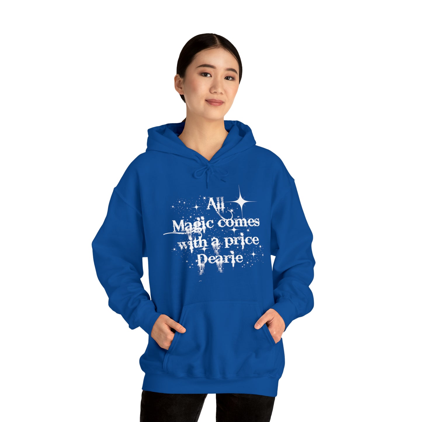 All magic comes with a price Dearie hoodie,OUAT Fan gift, Rumpelstiltskin gift for her, Christmas gift, Unisex Heavy Blend Hooded Sweatshirt