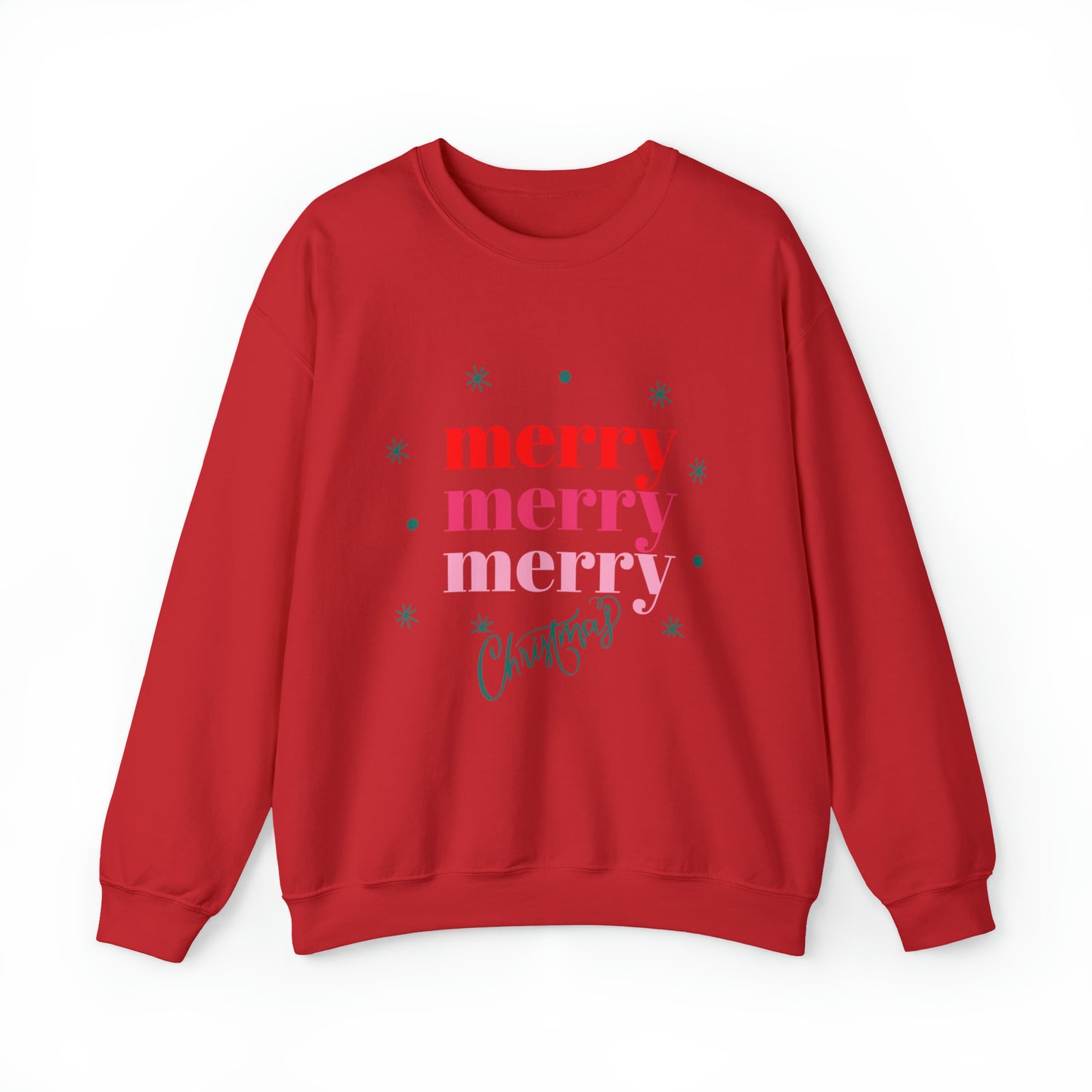 Festive AF sweater Pink Merry Bright Christmas Sweatshirt for Women Christmas Shirt Sweater Holiday Christmas gift for her gift for him